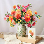 Load image into Gallery viewer, Life Sized Pop-Up Flower Bouquet: Dahlia Sunrise
