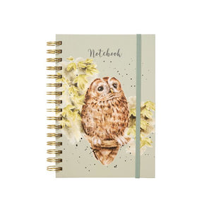 Wrendale Small Notebook - Treetops Owl