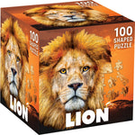 Load image into Gallery viewer, Lion 100-Piece Shaped Puzzle
