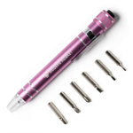 Load image into Gallery viewer, Screw&#39;d Up - 6-in-1 LED Mini LED Screwdriver - Pink
