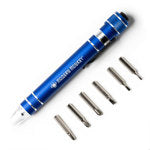 Load image into Gallery viewer, Screw&#39;d Up - 6-in-1 LED Mini LED Screwdriver - Blue
