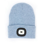 Load image into Gallery viewer, Night Scope Rechargeable LED Beanie - Lt. Blue
