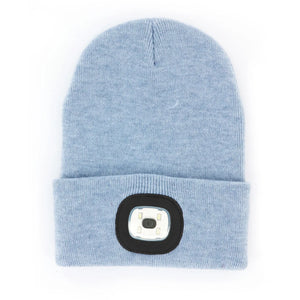 Night Scope Rechargeable LED Beanie - Lt. Blue