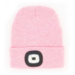 Load image into Gallery viewer, Night Scope Rechargeable LED Beanie - Lt. Pink
