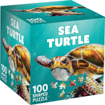 Load image into Gallery viewer, Sea Turtle 100-Piece Shaped Puzzle
