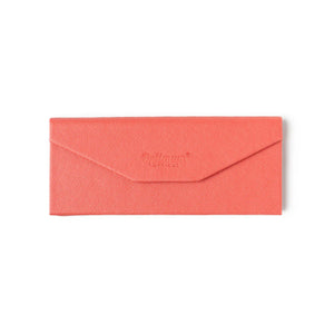 Foldable Slimline Eyewear Case - coral