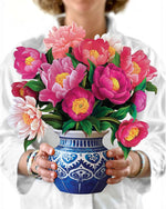 Load image into Gallery viewer, Life Sized Pop-Up Peony Paradise Card
