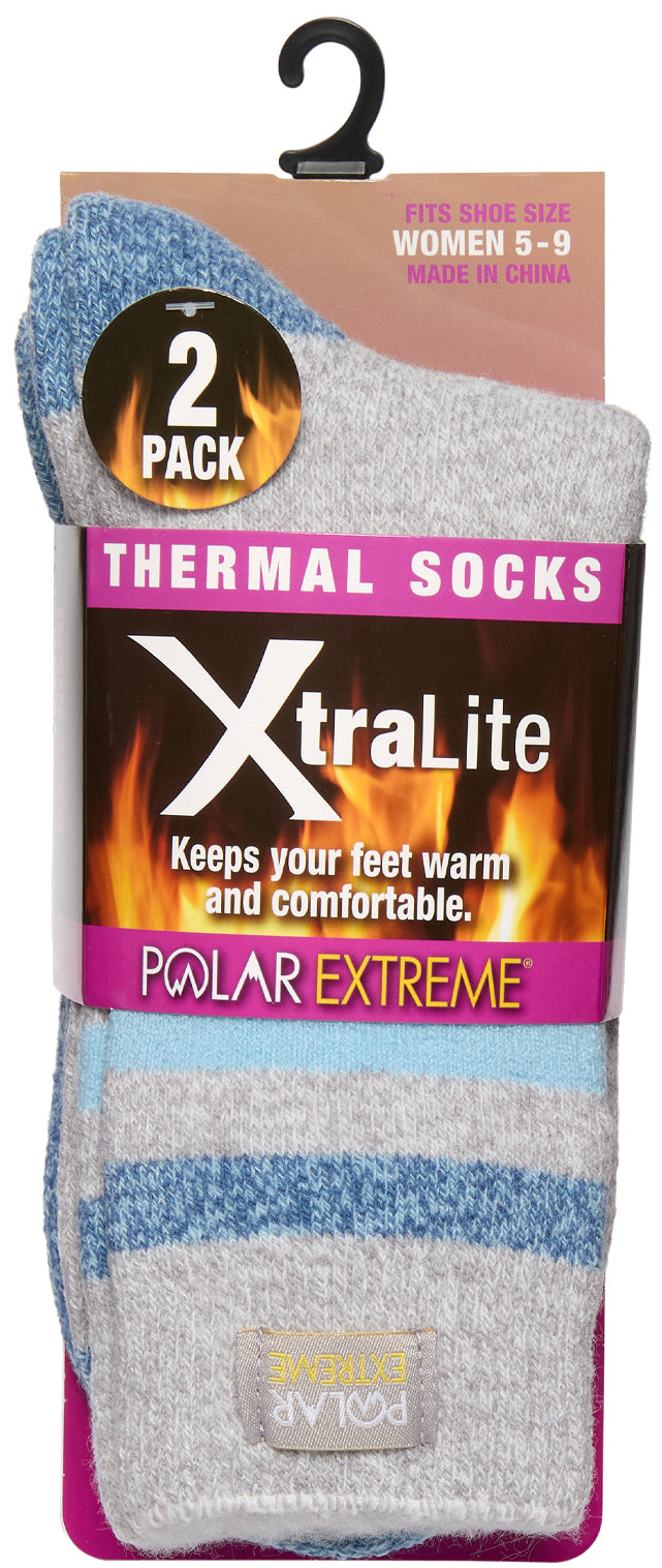 2 PACK Insulated Thermal Socks Women's Patterned Colors