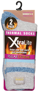 2 PACK Insulated Thermal Socks Women's Patterned Colors