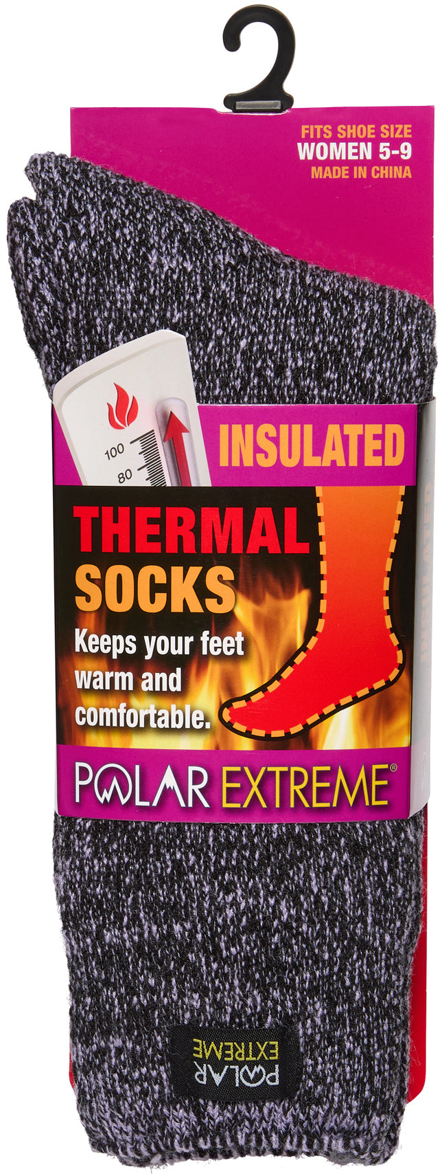 Insulated Thermal Socks Women's Solid Colors