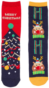 2 Pack Christmas Socks