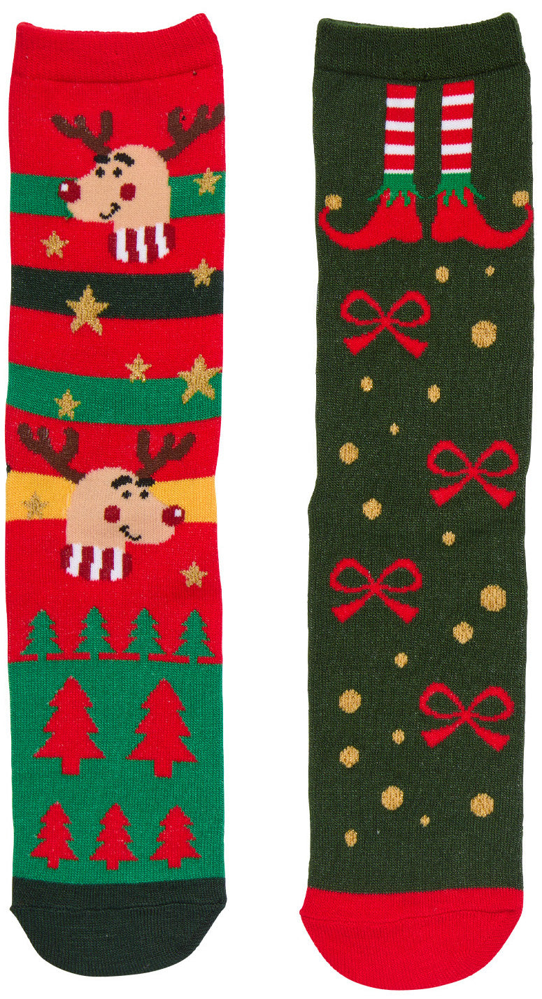 2 Pack Christmas Socks