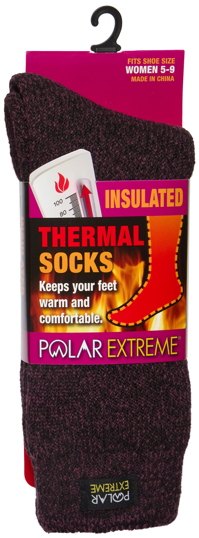 Insulated Thermal Socks Women's Solid Colors