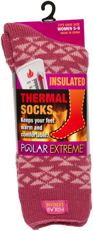 Insulated Thermal Socks Women's Patterned