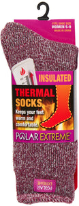 Insulated Thermal Socks Women's Solid Colors