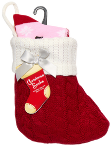 Christmas Stocking and Socks 2 Pairs