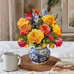 Load image into Gallery viewer, Life Sized Pop-Up Flower Bouquet: Sorbet Roses
