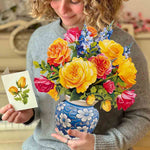 Load image into Gallery viewer, Life Sized Pop-Up Flower Bouquet: Sorbet Roses
