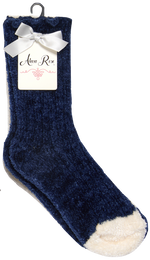 Load image into Gallery viewer, 2 Pack Ribbed Chenelle Socks With Scalloped Edge
