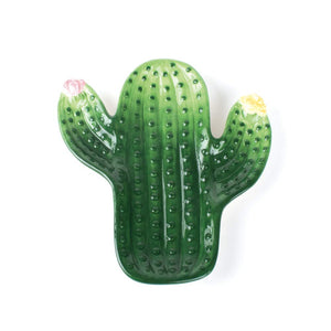 Cactus Verde 3D Dessert Plate