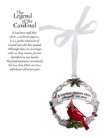 Load image into Gallery viewer, PEWTER CARDINAL ORNAMENT 3.5&quot;
