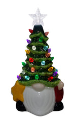 Load image into Gallery viewer, Light Up Ceramic Gnome Tree
