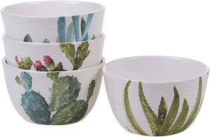 Cactus Verde Ice Cream Bowl Set Of 4