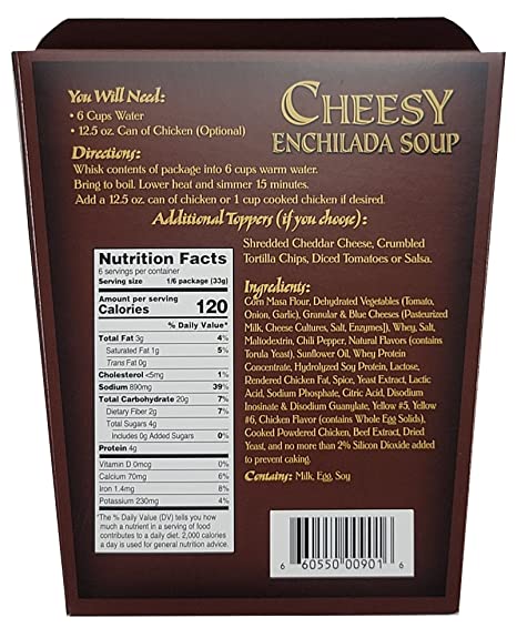 Cheesy Enchilada Soup