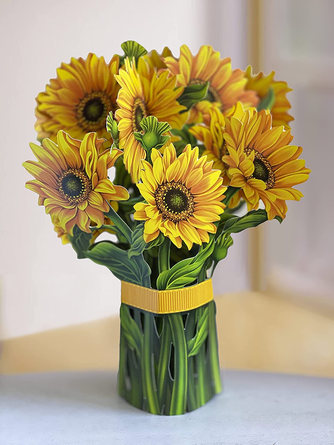 Life Sized Pop-Up Flower Bouquet: Sunflower