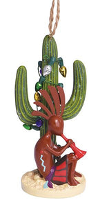 Kokopelli in Saguaro Ornament