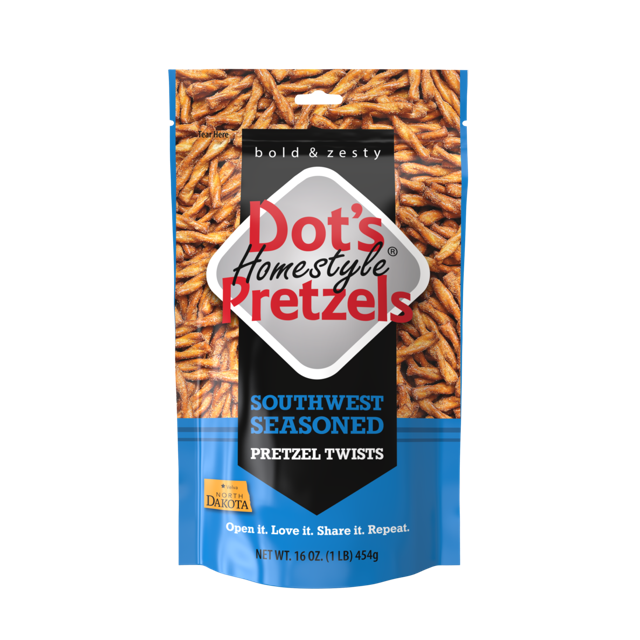 Dots Southwest Seasoned Pretzels (1 POUND BAG)