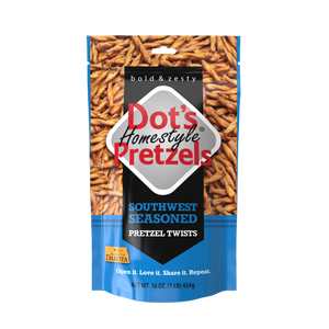 Dots Southwest Seasoned Pretzels (1 POUND BAG)