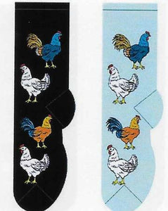 Chicken & Rooster Socks