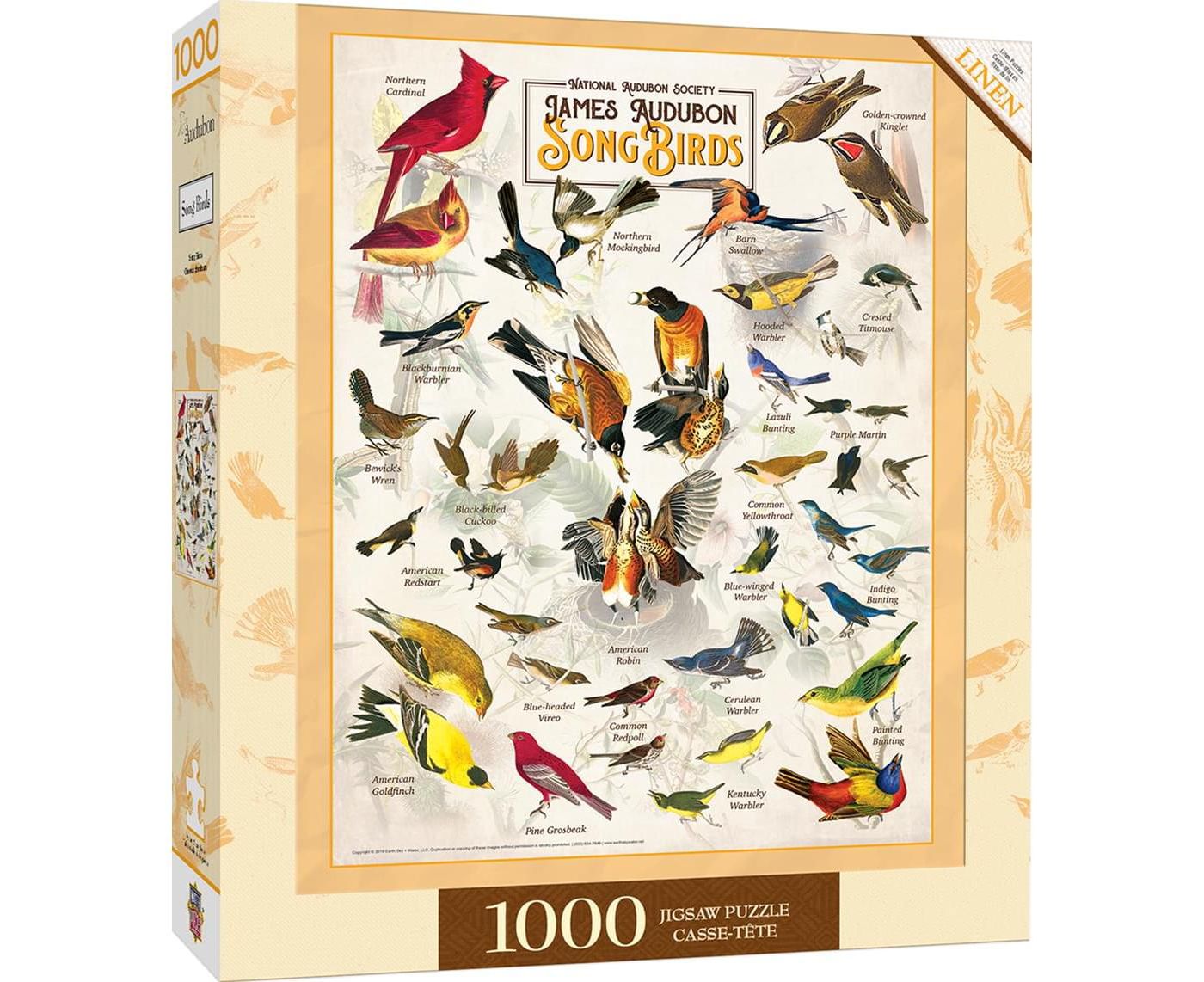 1000 Piece Audubon Song Birds Puzzle