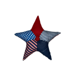 Load image into Gallery viewer, Fabric Americana Star Pillow
