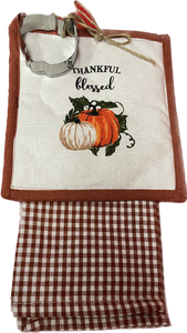 Harvest Collection Pot Holder Kitchen Towel Cookie Cutter