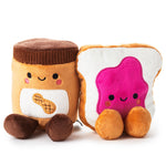 Load image into Gallery viewer, Better Together Peanut Butter and Jelly Magnetic Plush
