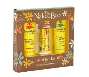 The Naked Bee: Mini Bee Kit in Orange Blossom Honey