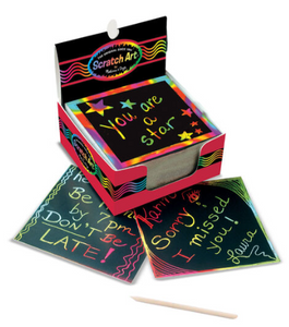 Rainbow Scratch Art Notes