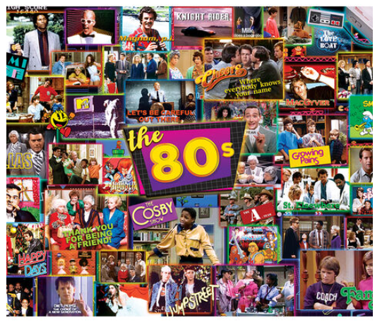 Tv Time The 80's 1000 Piece Puzzle
