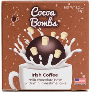 Irish Coffee Cocoa Bombs