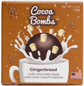 Gingerbread Cocoa Bombs