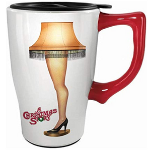 A Christmas Story Leg Lamp Ceramic Travel Mug