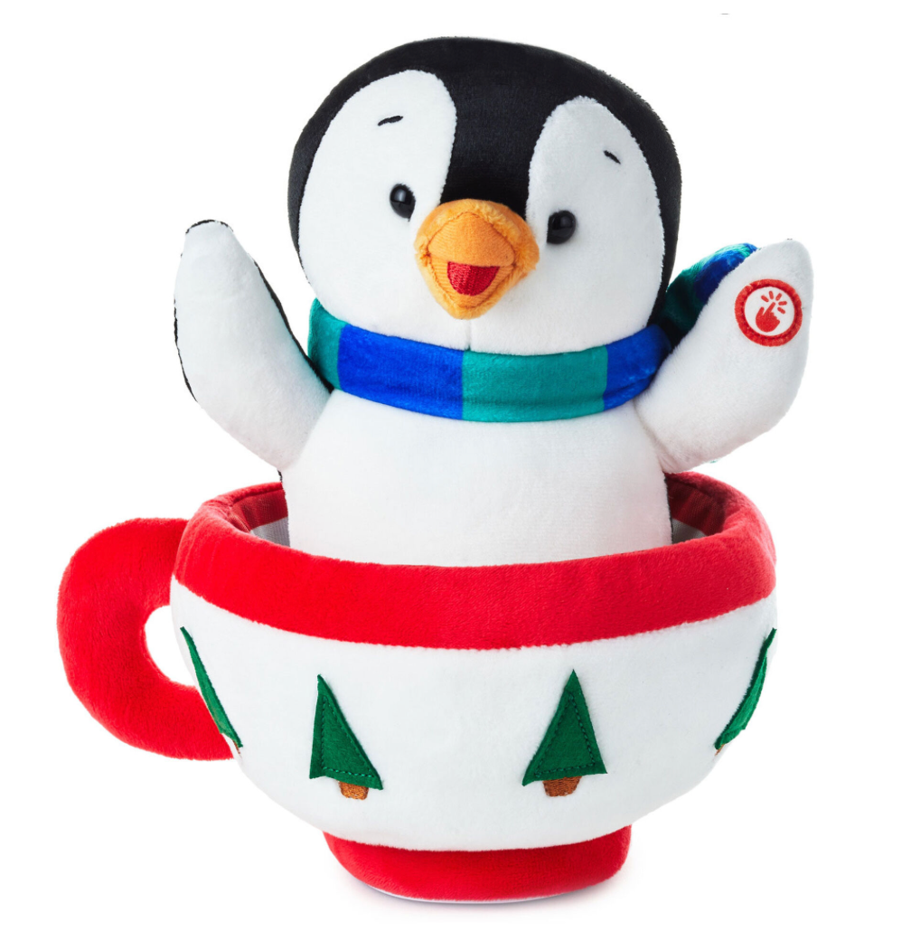 Twirly Teacup Playful Penguins Musical Plush With Motion, 9.6"