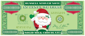Russell Stover Santa Money Bar