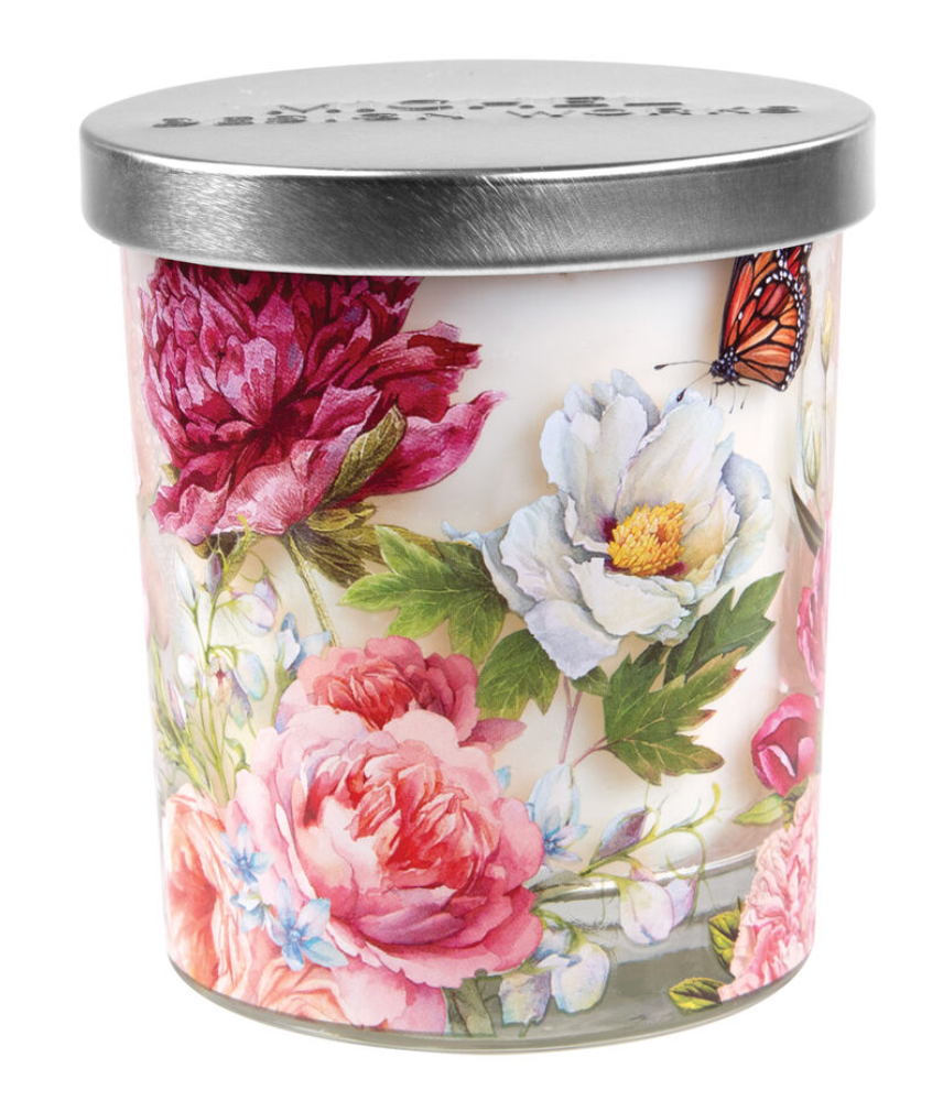 Blush Peony Candle Jar with Lid