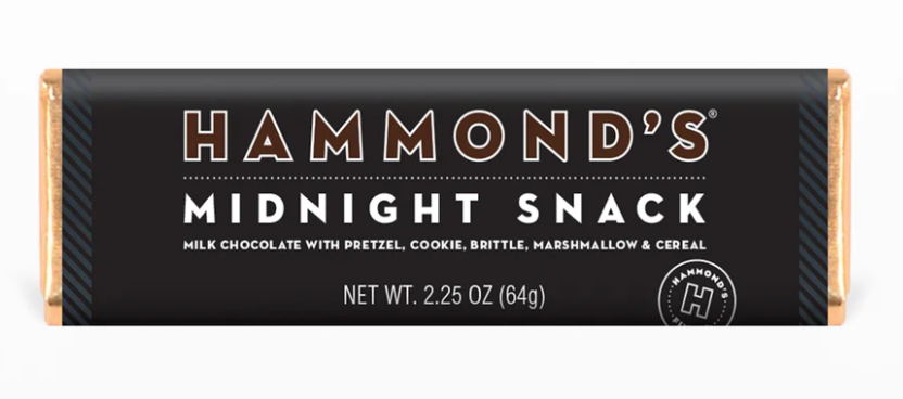 Hammond's Midnight Snack Milk Chocolate With Pretzel, Cookie, Brittle, Marshmallow & Cereal