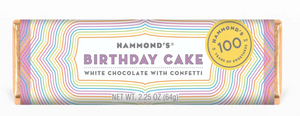 Hammond's Birthday Cake White Chocolate with Confetti