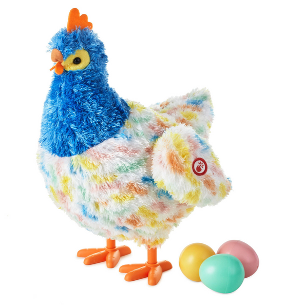 Gemmy animated plush holiday egg laying chicken online