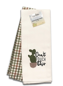 Can't Touch This Cactus Kitchen Towel